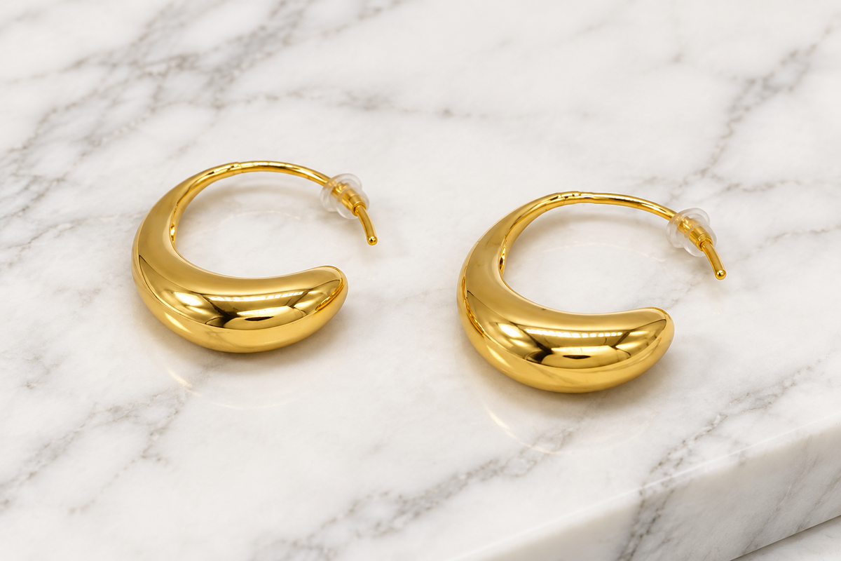 Graduated Round Earring