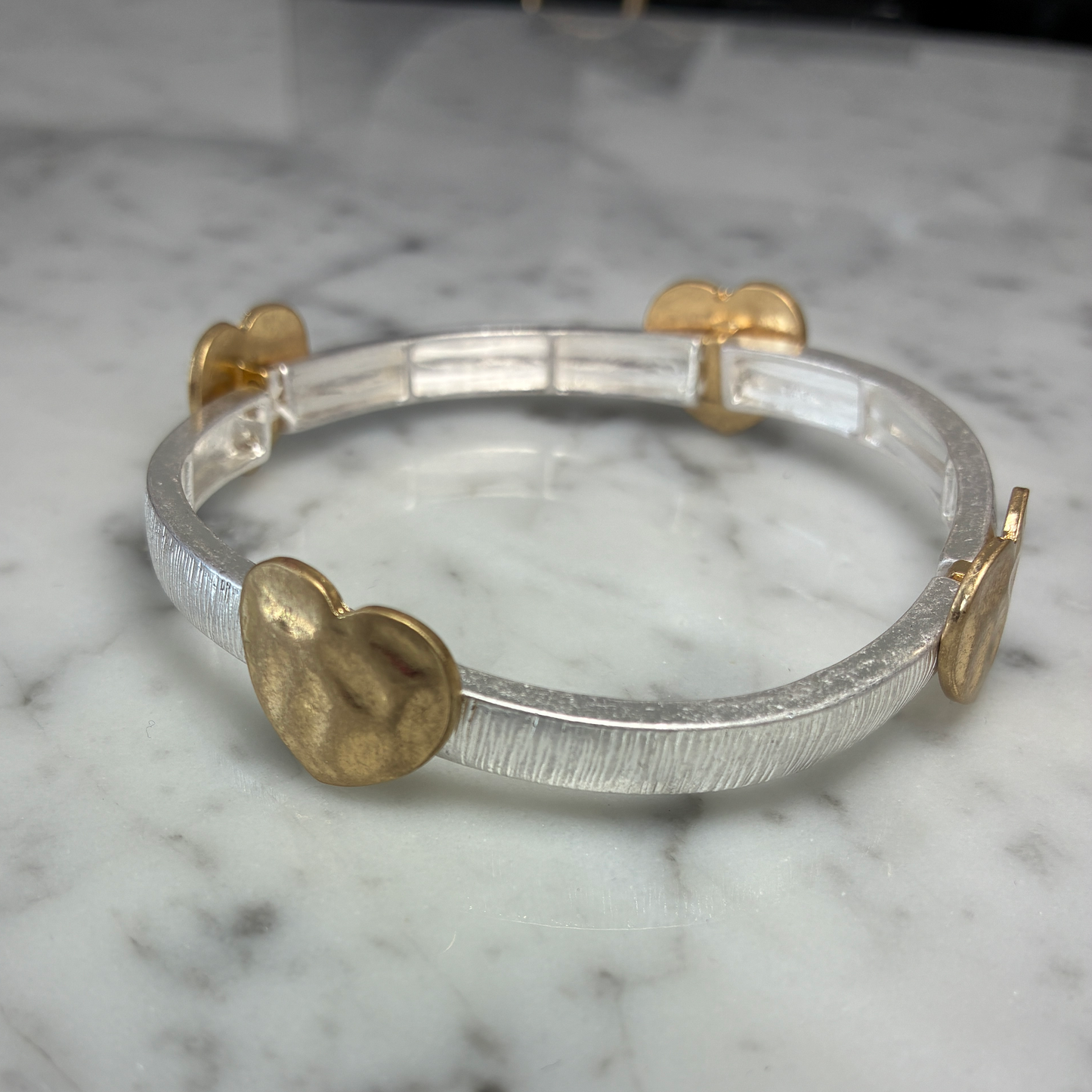 Stretch Heart Bangle