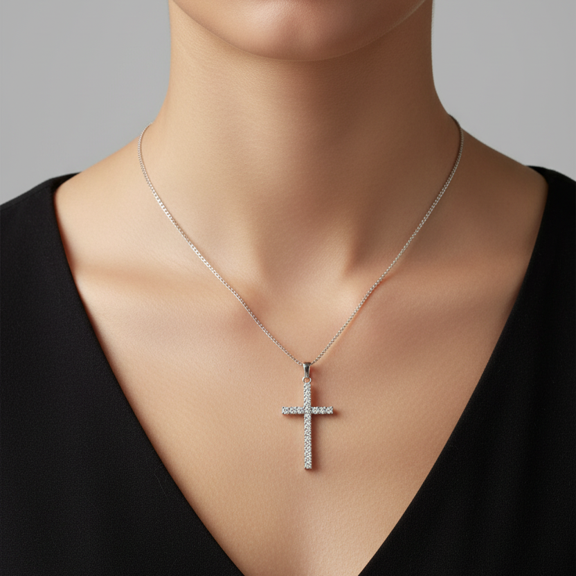 Angela's Cross Necklace