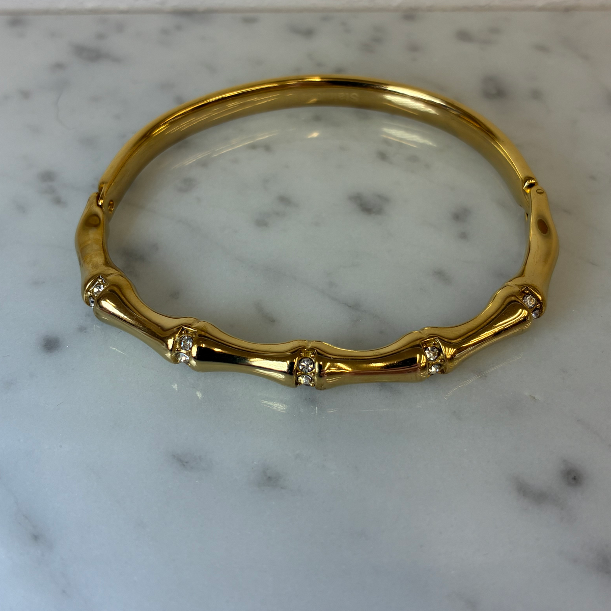 Stone Bamboo Bangle