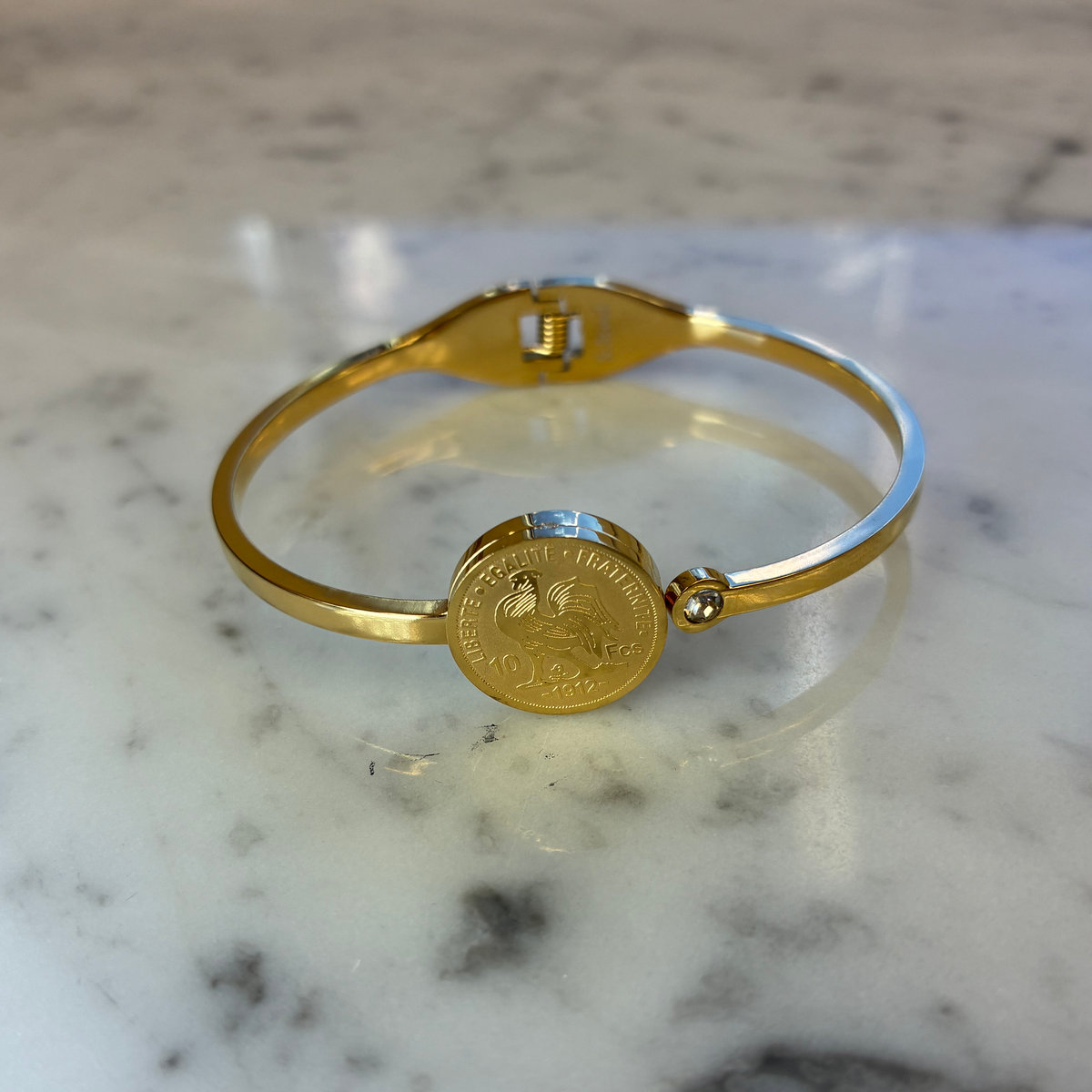 Rooster Coin Bangle
