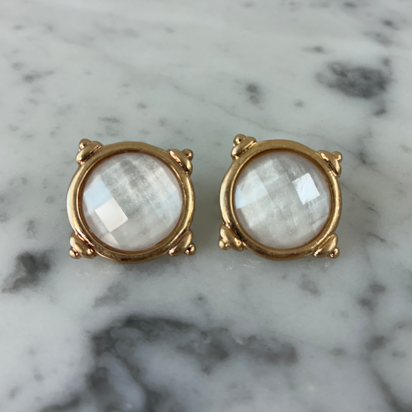 Stone Post Earring