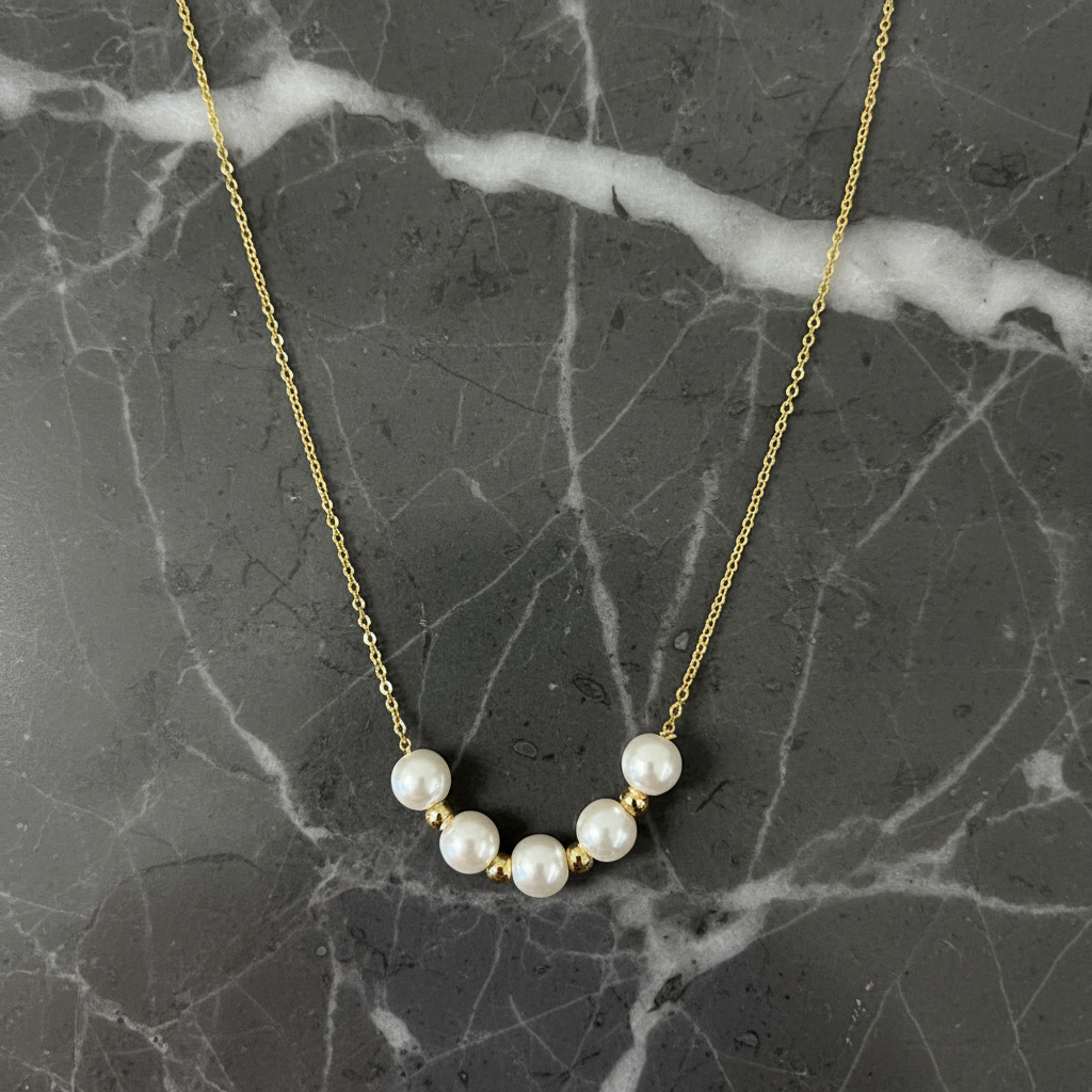 5-Pearl Necklace