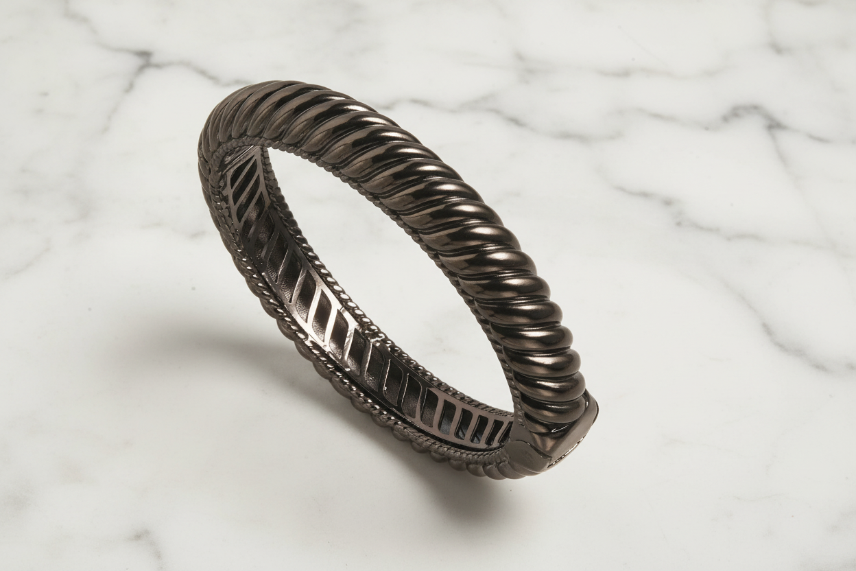 Swirl Cable Bangle