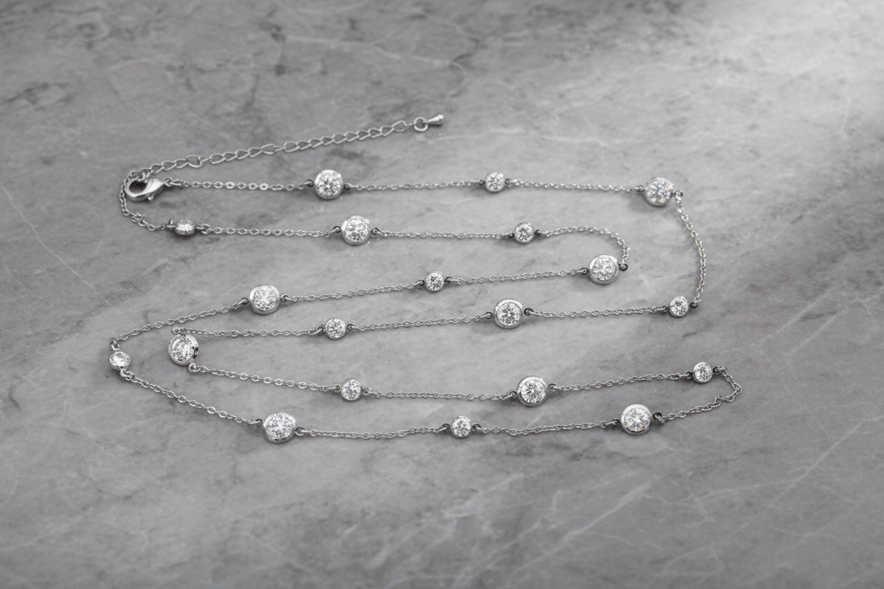 CZs By The Yard Necklace