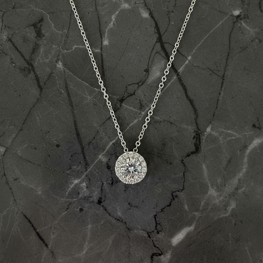 Circles CZ Necklace
