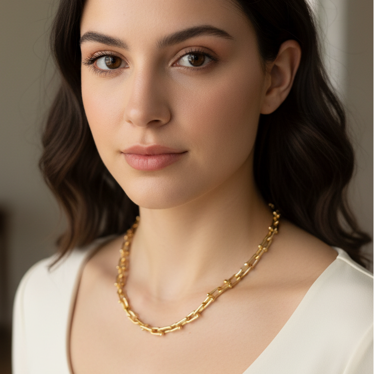 Tiny Links Necklace