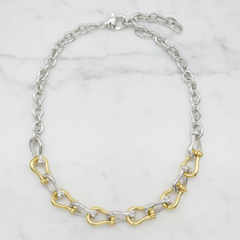 Half Horse Link Necklace