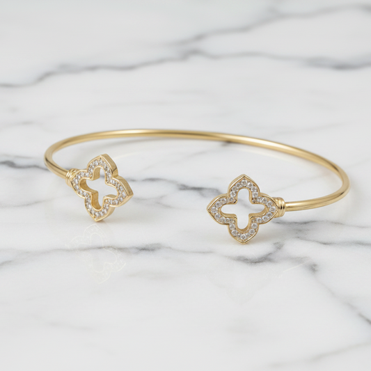 Cross Bracelet w/Pave