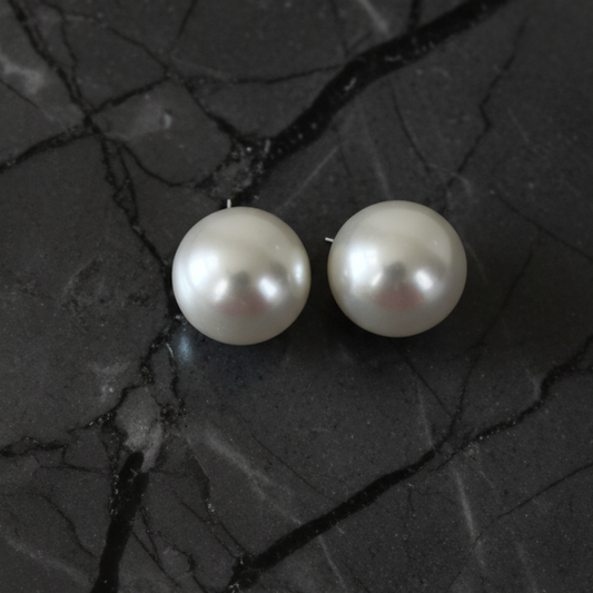 Pearl Ball Earring