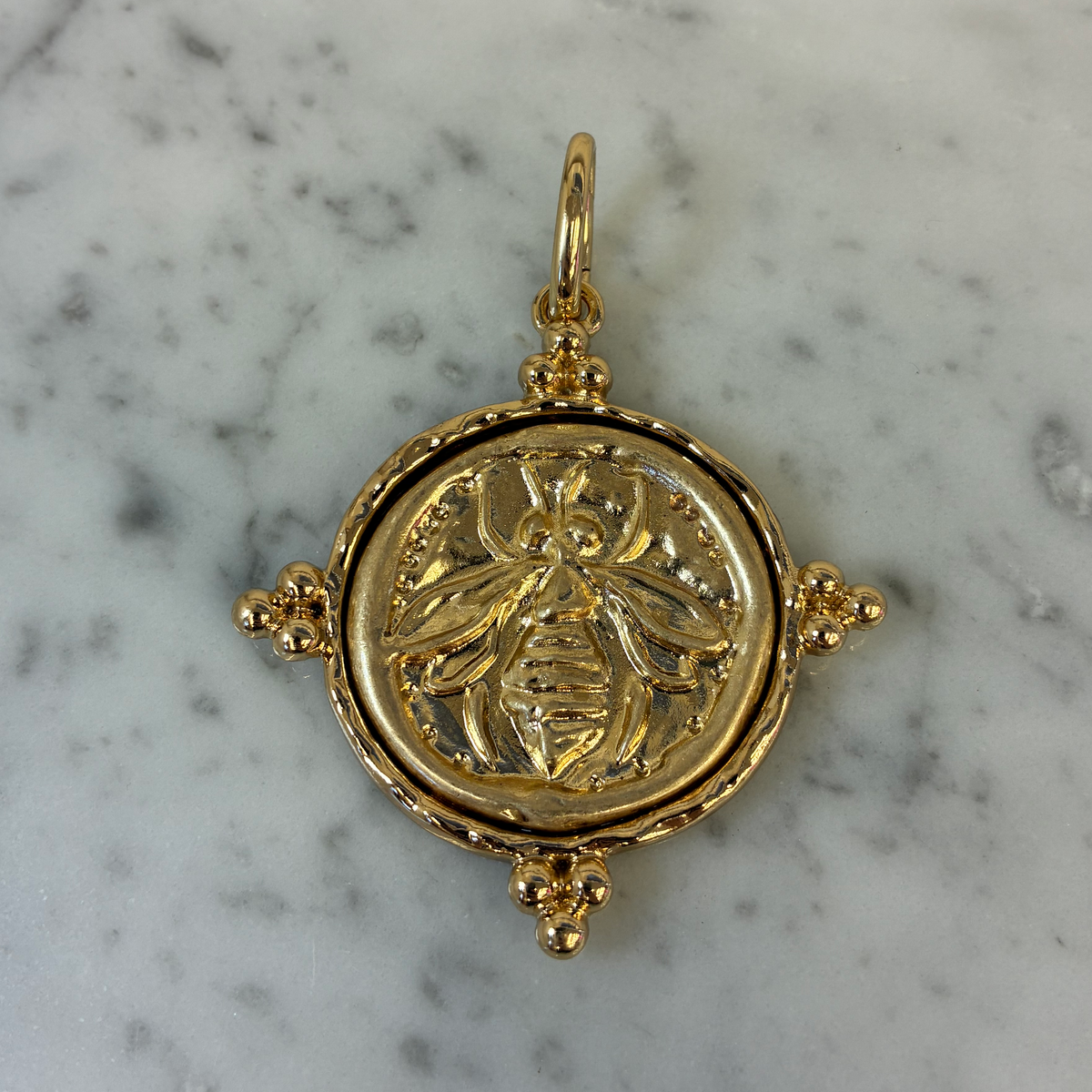Medallion Bee Pendant