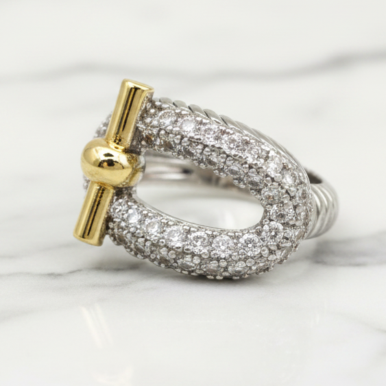 CZ Pig Nose Ring