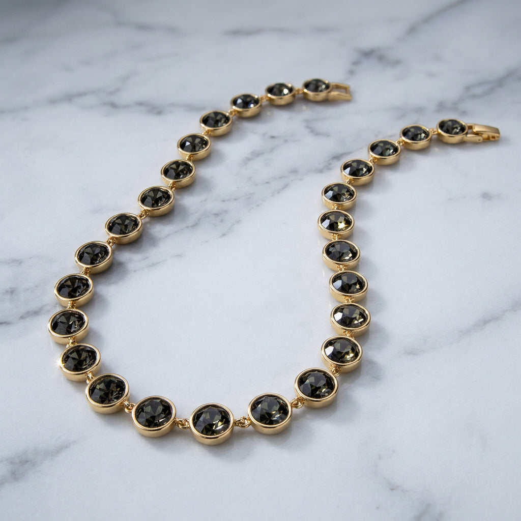 Rough Sketch Ooh & Aah necklace with delicate pendant design in a bold finish