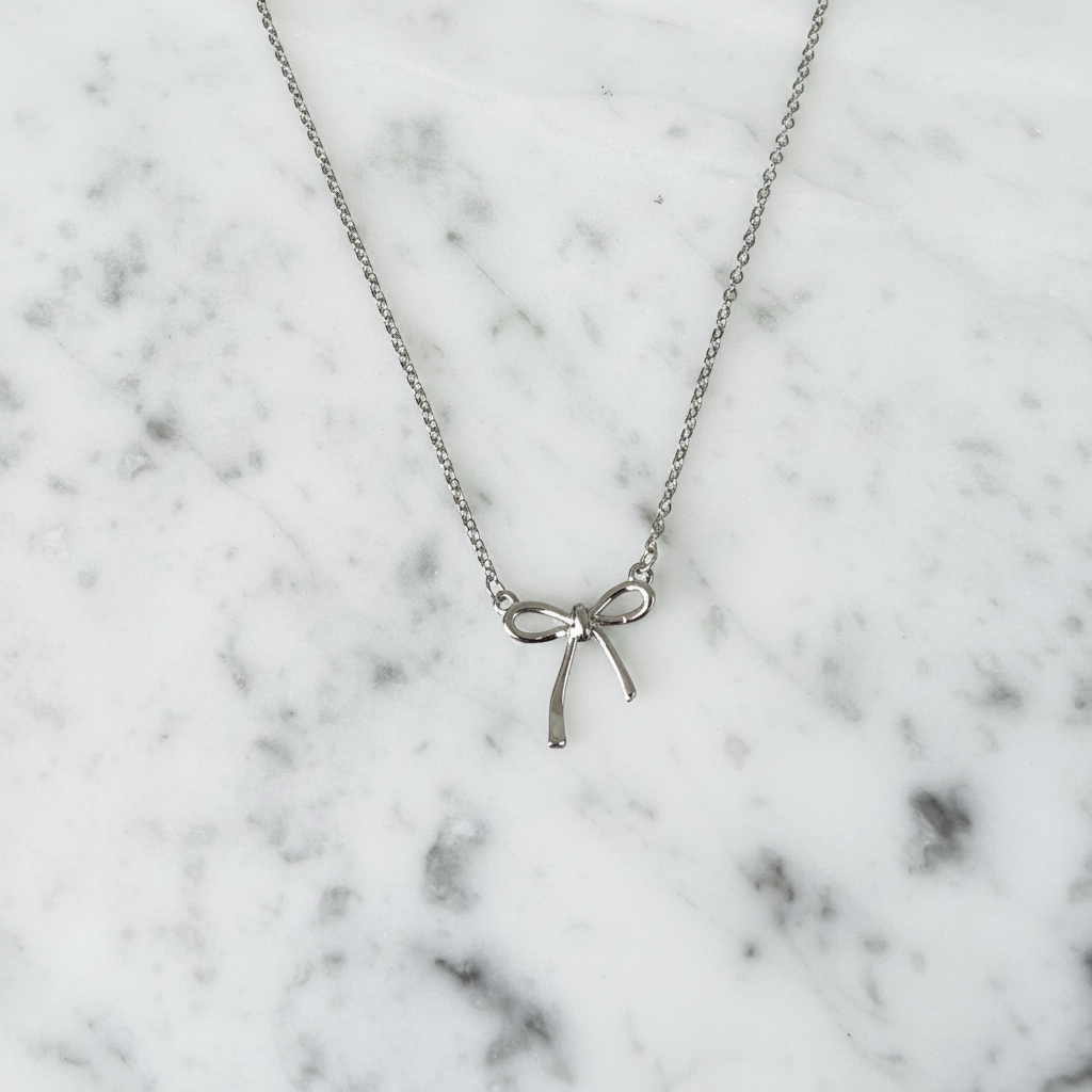 Delicate Bow Necklace