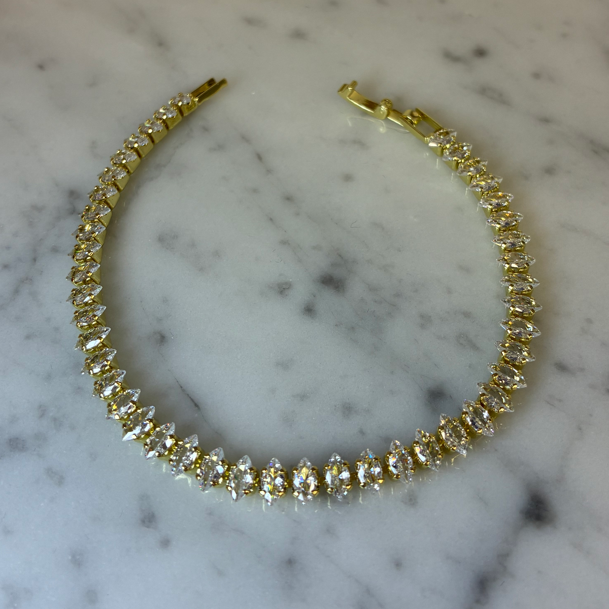 Marquis Tennis Bracelet