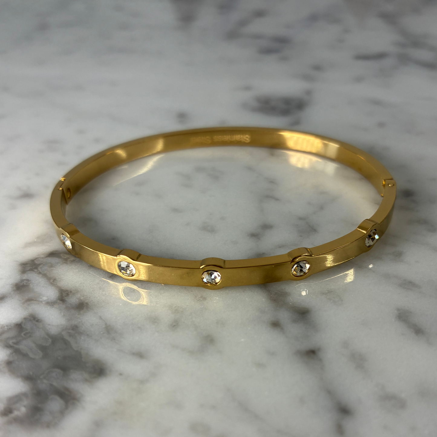Simple CZ Bangle