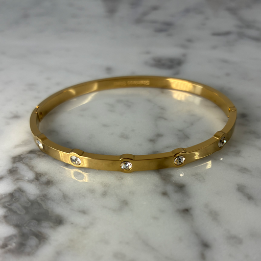 Simple CZ Bangle