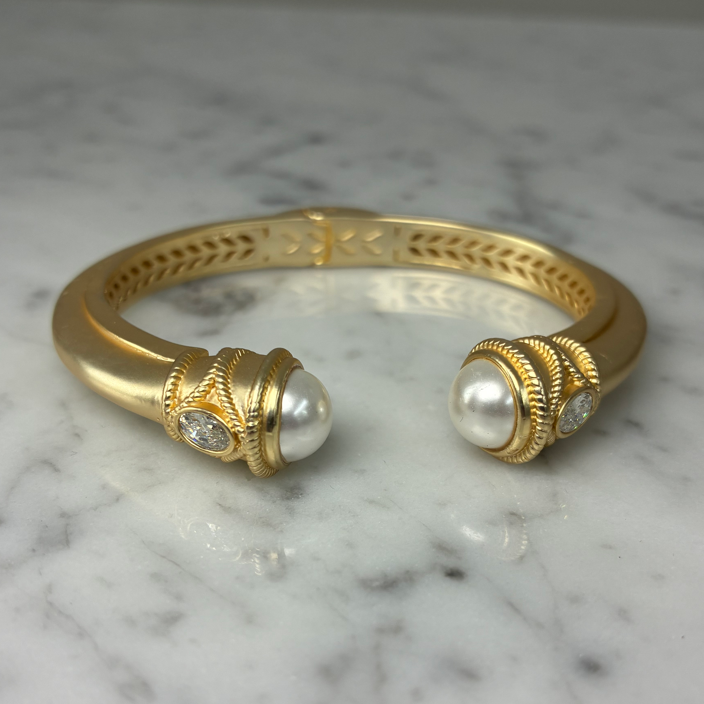 Matte Gold Tiye Cuff
