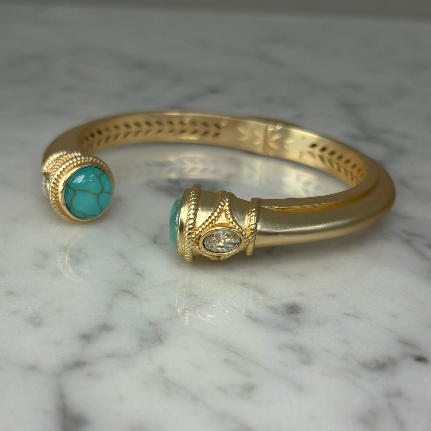 Matte Gold Tiye Cuff