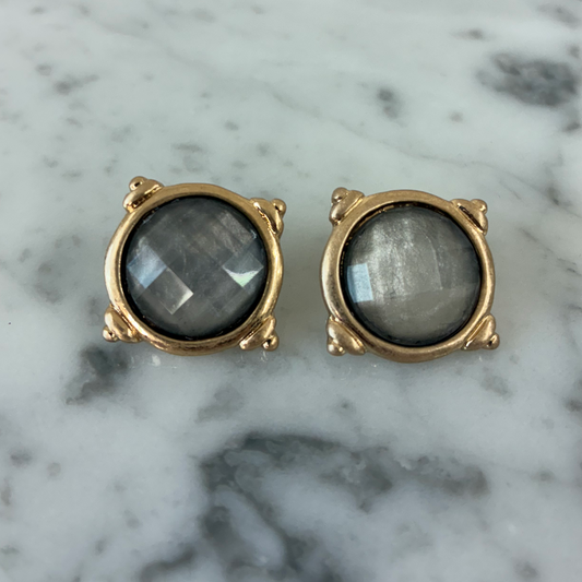 Stone Post Earring