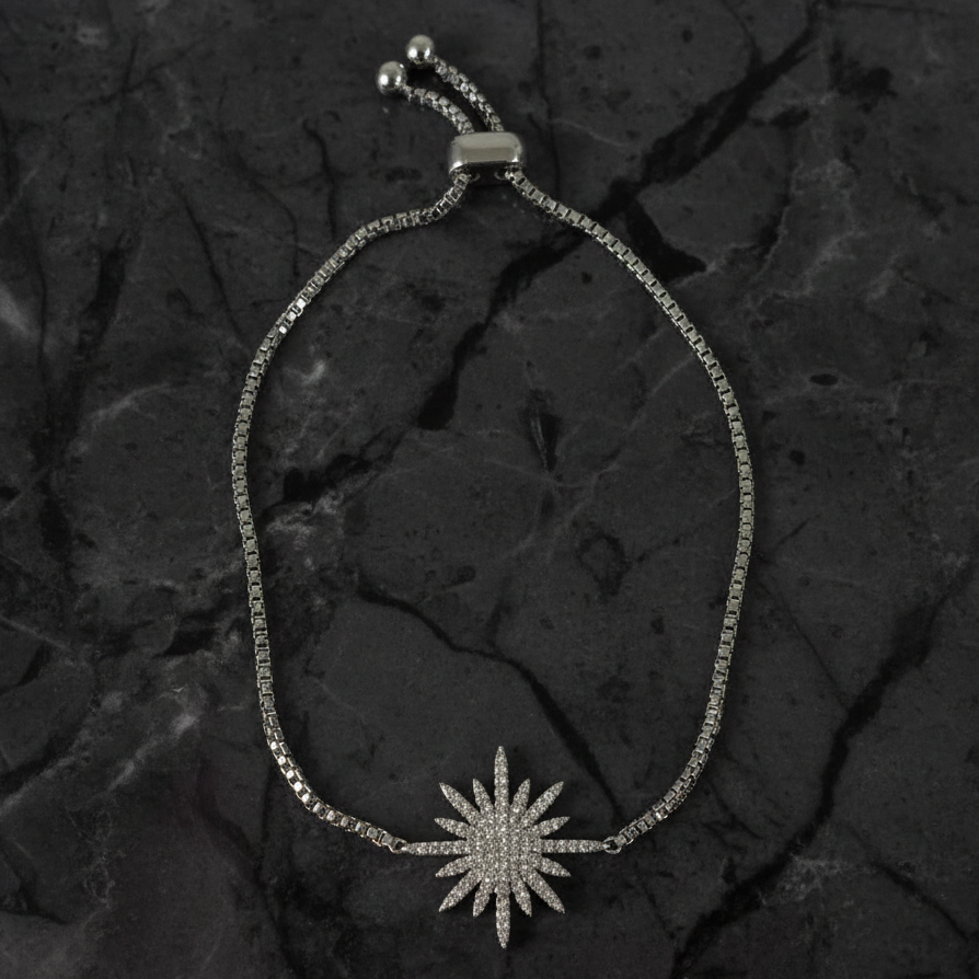 Pave Star Slide Bracelet