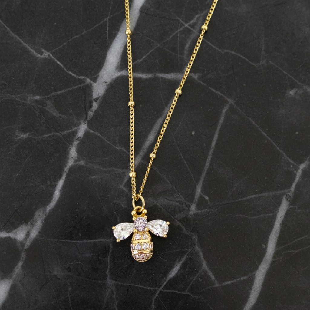 Bee Delicate Chain Necklace