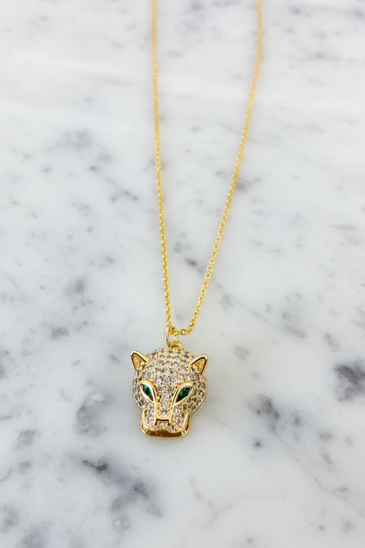 Panther Delicate Chain Necklace