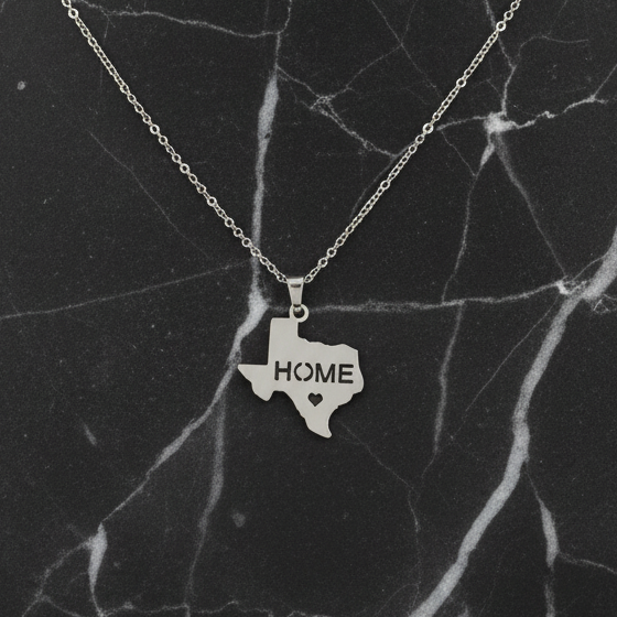 Texas Home Necklace
