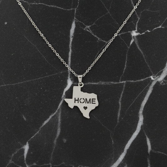 Texas Home Necklace
