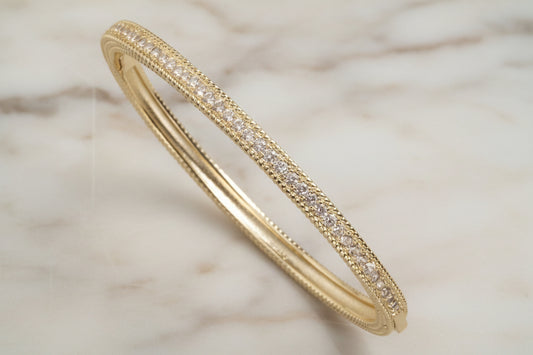 Narrow CZ Line Bracelet
