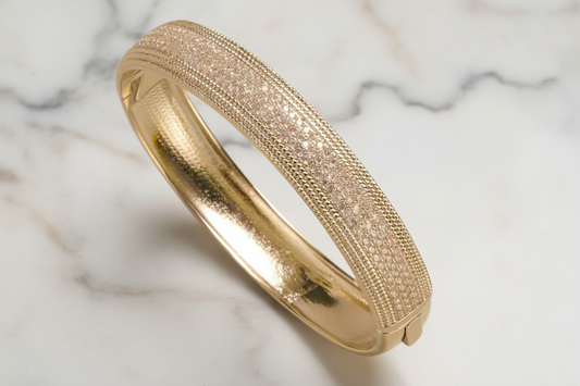 Medium Pave Bangle