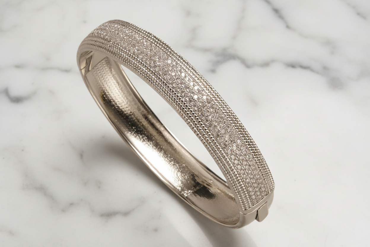 Medium Pave Bangle