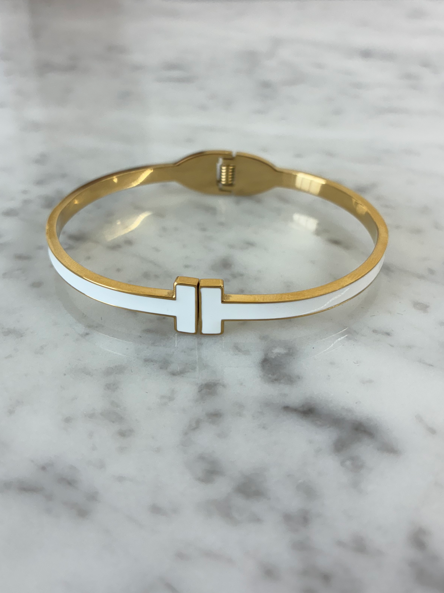 Steel T Bangle
