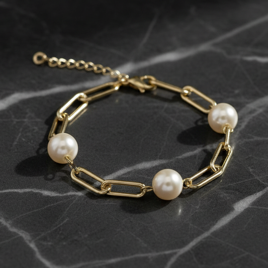 Paper Clip Link Bracelet