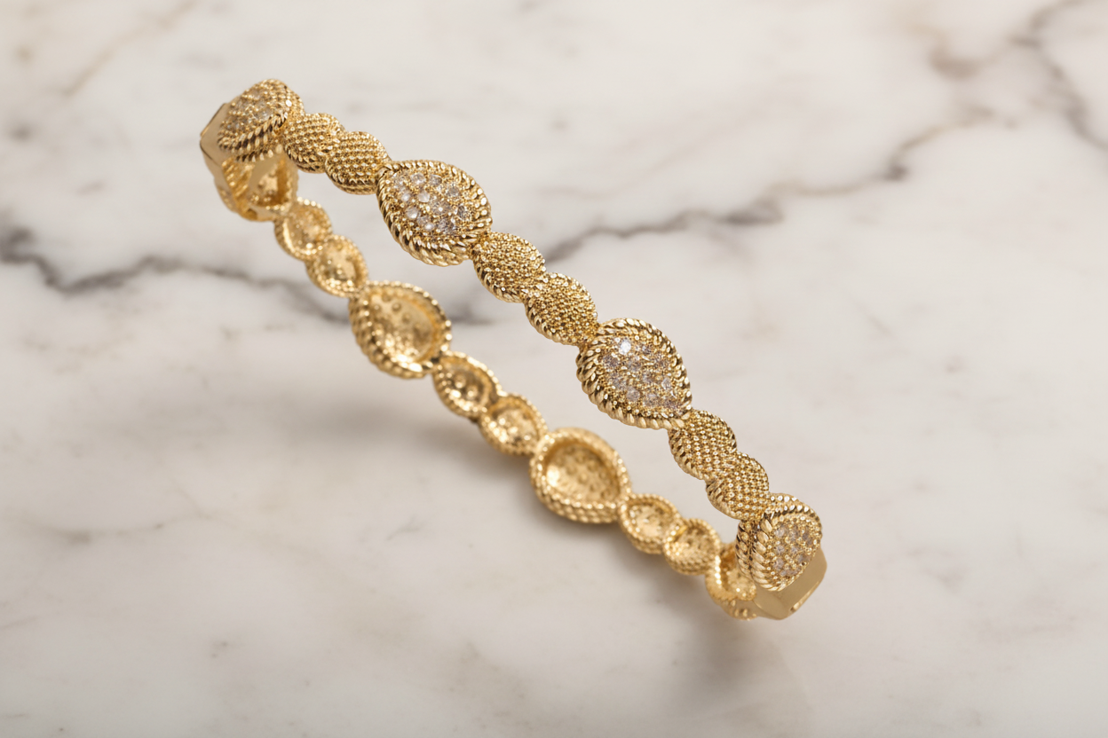 Tear Drop Pave Bracelet