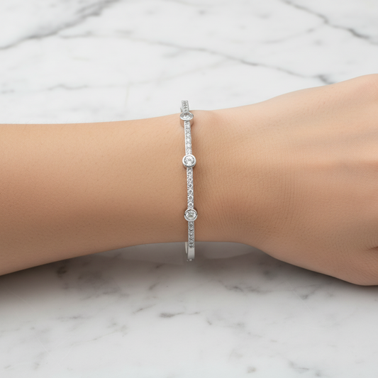 Delicate Bracelet w/ CZs