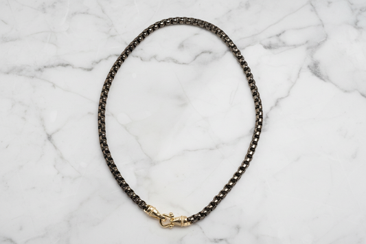 Heavy Chain Necklace w/ Gold Hook