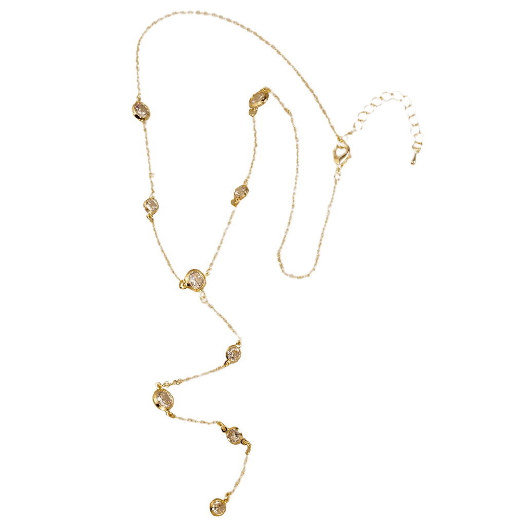 CZ "Y" Necklace