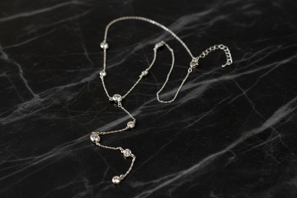CZ "Y" Necklace
