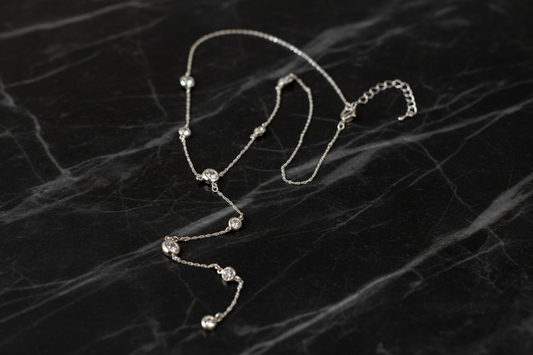 CZ "Y" Necklace