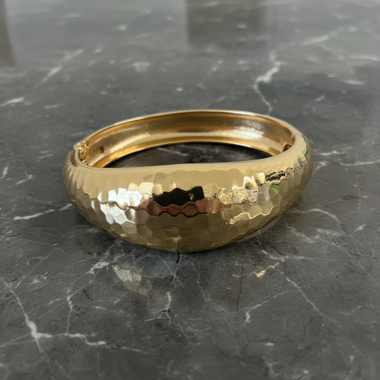 Hammered Hinge Bangle