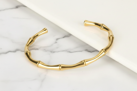Gold Bamboo Bracelet