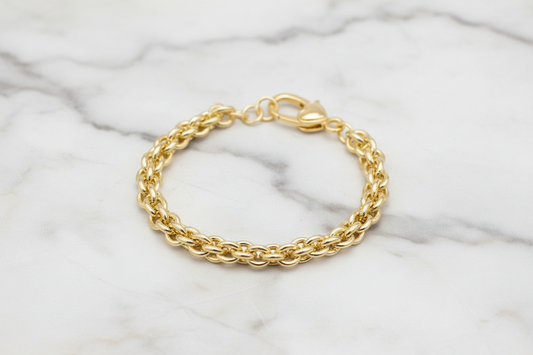 Gold Chunky Link Bracelet