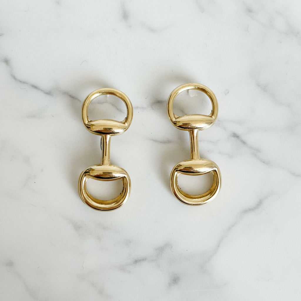 Horse Bit Link Earring