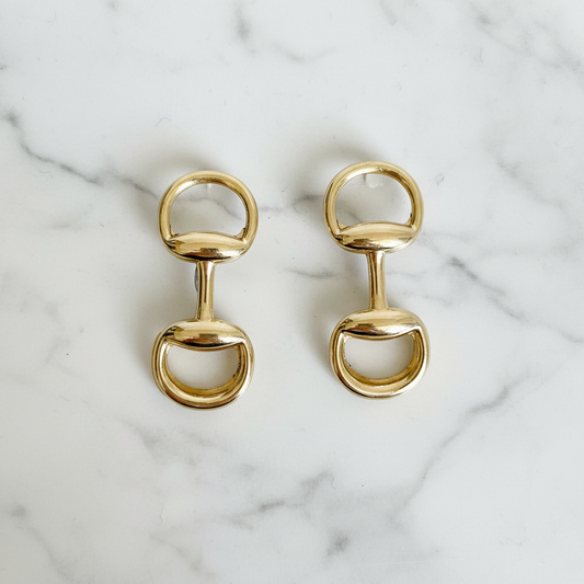 Horse Bit Link Earring