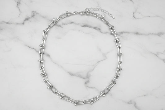 Silver Link Necklace