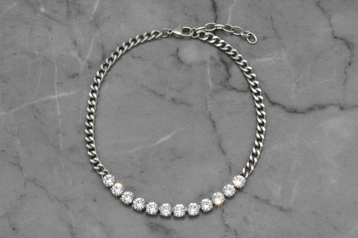 CZ Cuban Necklace