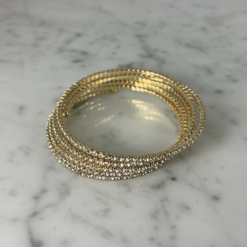 2mm CZ 5-Line Bracelet