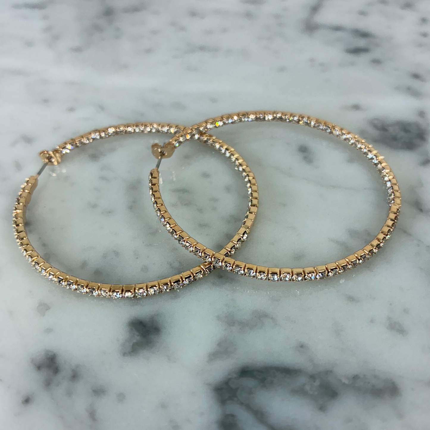 50mm Memory Wire Hoop Earring