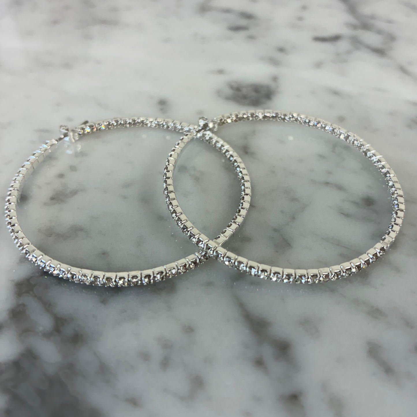 50mm Memory Wire Hoop Earring
